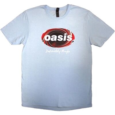 Oasis Blå Modell - Unisex T-Shirt - Officiellt licensierad Oasis Blå Modell - Unisex T-Shirt - Officiellt licensierad