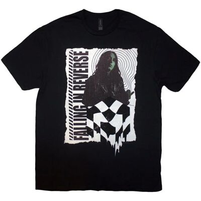 Falling In Reverse 21 Chequered Svart T-Shirt Falling In Reverse 21 Chequered Svart T-Shirt