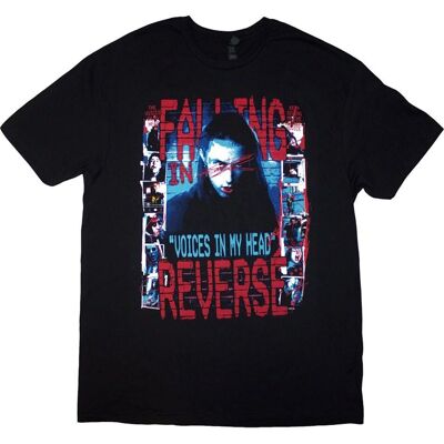 Falling In Reverse XL Svart Voice Collage T-Shirt - T-Shirt Falling In Reverse XL Svart Voice Collage T-Shirt - T-Shirt