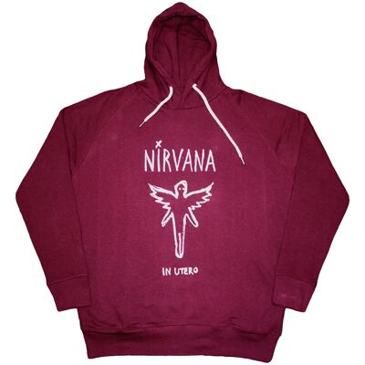 Nirvana In Utero Outline XXL Huvtröja - Huvtröja Nirvana In Utero Outline XXL Huvtröja - Huvtröja
