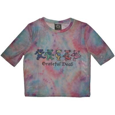 Blå mesh crop top från Grateful Dead - Kläder Blå mesh crop top från Grateful Dead - Kläder