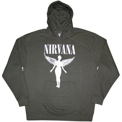 Nirvana Angelic Mono Logo Grön XL Huvtröja - Hoodies Nirvana Angelic Mono Logo Grön XL Huvtröja - Hoodies