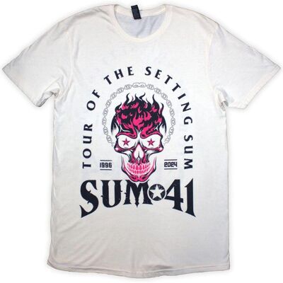 Sum 41 Tour 24 Pink Skull Natural XL - T-Shirt Sum 41 Tour 24 Pink Skull Natural XL - T-Shirt