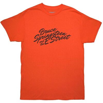 Bruce Springsteen Unisex Tour '24 River Font T-Shirt - Orange Bruce Springsteen Unisex Tour '24 River Font T-Shirt - Orange