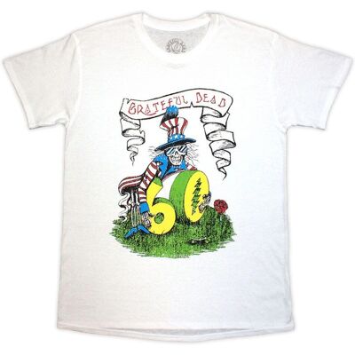 Grateful Dead 60th Rose Pose Vit S - T-Shirt Grateful Dead 60th Rose Pose Vit S - T-Shirt