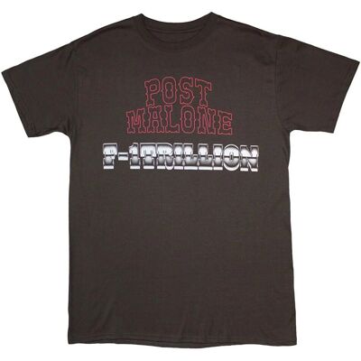 Post Malone F-1 Trillion Kolgrå XL - T-Shirt Post Malone F-1 Trillion Kolgrå XL - T-Shirt