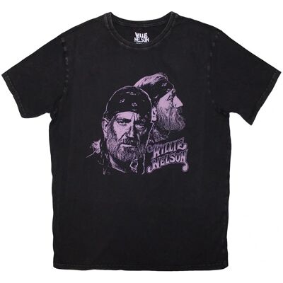 Willie Nelson Lila Grafisk Begränsad Utgåva - T-Shirt Willie Nelson Lila Grafisk Begränsad Utgåva - T-Shirt