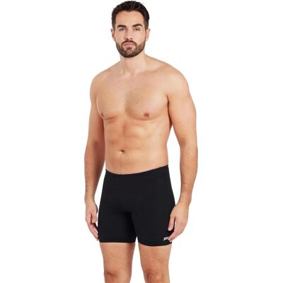 Zoggs Black Cottesloe Mid Swim Jammer - 40 Zoggs Black Cottesloe Mid Swim Jammer - 40