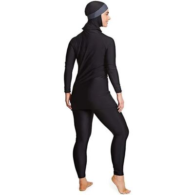 Zoggs Meelup Modesty Suit Swimsuit black grey Zoggs Meelup Modesty Suit Swimsuit black grey
