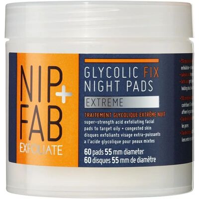 Nip+Fab Glycolic Fix Extreme Night Pads - Gesichtspads Nip+Fab Glycolic Fix Extreme Night Pads - Gesichtspads