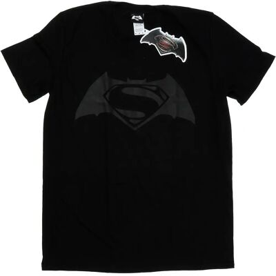 DC Comics Batman v Superman Logo T-Shirt Zwart Extra Large DC Comics Batman v Superman Logo T-Shirt Zwart Extra Large
