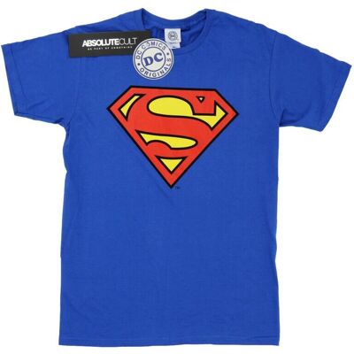 DC Comics Heren Superman Logo T-Shirt - Royal Blue 3XL DC Comics Heren Superman Logo T-Shirt - Royal Blue 3XL