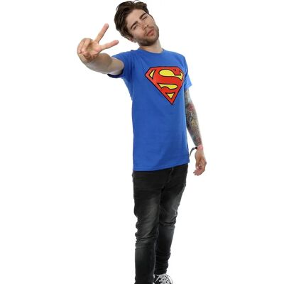DC Comics Superman Logo T-Shirt Heather Grey - T-Shirt DC Comics Superman Logo T-Shirt Heather Grey - T-Shirt