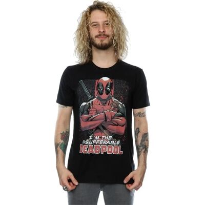 Marvel Deadpool Zwart T-Shirt - Heren Casual Top Marvel Deadpool Zwart T-Shirt - Heren Casual Top