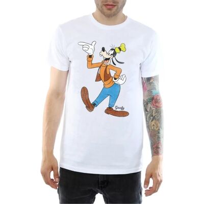 Disney Goofy T-Shirt - Klassiek Wit XXL Disney Goofy T-Shirt - Klassiek Wit XXL