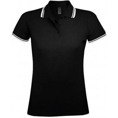 SOL'S Dames Pasadena Tipped Korte Mouwen Polo - Polo Shirt SOL'S Dames Pasadena Tipped Korte Mouwen Polo - Polo Shirt