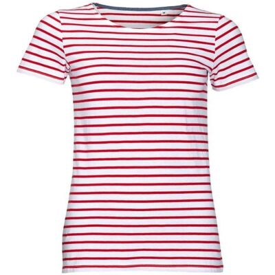 SOL's Miles Striped Cotton T-Shirt - Short Sleeve SOL's Miles Striped Cotton T-Shirt - Short Sleeve