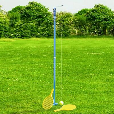Rexco Steel Post Tennis Set for Kids - Garden & Beach Game Rexco Steel Post Tennis Set for Kids - Garden & Beach Game