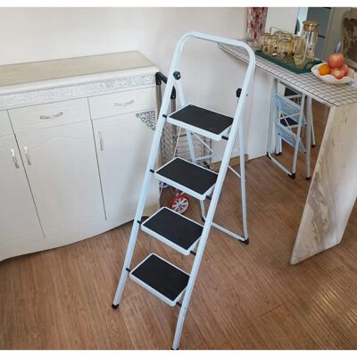 Gr8 Home Portable Folding Metal Step Ladder Gr8 Home Portable Folding Metal Step Ladder