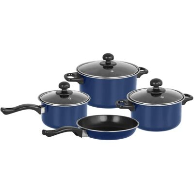 Gr8 Home - Non Stick - Teal Blue - 7 Pcs - Cookware Set Gr8 Home - Non Stick - Teal Blue - 7 Pcs - Cookware Set