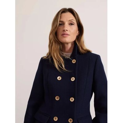 Phase Eight Aurelie Wollmantel - Navy - Slim Fit - Kurzmantel Phase Eight Aurelie Wollmantel - Navy - Slim Fit - Kurzmantel