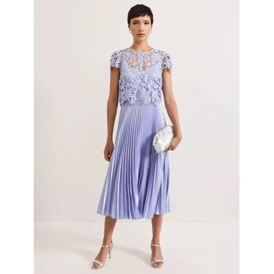 Phase Eight Dana Satin Lace Dress - Dress Phase Eight Dana Satin Lace Dress - Dress