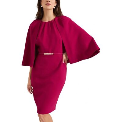 Phase Eight Veronica Cape Gürtel Midikleid - Kleid Phase Eight Veronica Cape Gürtel Midikleid - Kleid