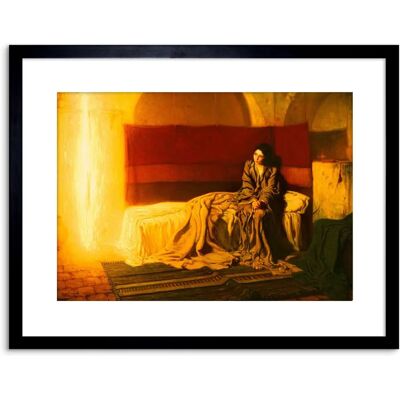 Artery8 - Tanner - Black - 9x7 Inch - Framed Wall Art Artery8 - Tanner - Black - 9x7 Inch - Framed Wall Art
