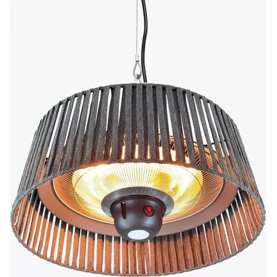 KETTLER - Kalos Plush - Grey - Hanging Pendant - Patio Heater KETTLER - Kalos Plush - Grey - Hanging Pendant - Patio Heater