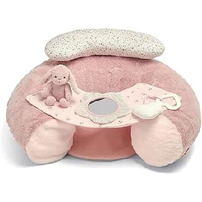 Mamas & Papas Welcome to the World Pink Sit & Play Bunny - Baby Floor Seat Mamas & Papas Welcome to the World Pink Sit & Play Bunny - Baby Floor Seat