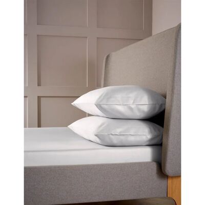 Christy 400TC Luxury Cotton Sateen - light grey - King - Fitted Sheet Christy 400TC Luxury Cotton Sateen - light grey - King - Fitted Sheet