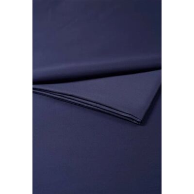Christy - 400TC Luxury Cotton Sateen - Navy - Flat Sheets Christy - 400TC Luxury Cotton Sateen - Navy - Flat Sheets