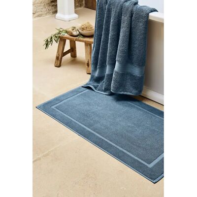 Christy Renaissance dark blue One Size 100% Cotton Bath Mat Christy Renaissance dark blue One Size 100% Cotton Bath Mat