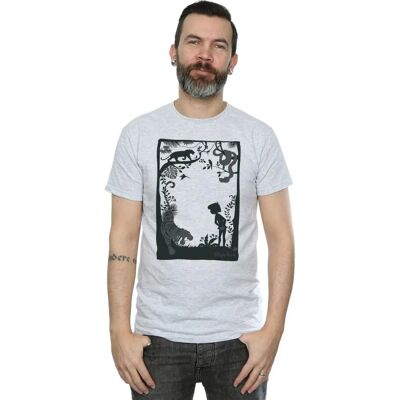 Disney Das Dschungel Buch Silhouette T-Shirt Sportgrau - T-Shirt Disney Das Dschungel Buch Silhouette T-Shirt Sportgrau - T-Shirt