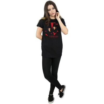 Supernatural XX-Large Black Crow Eyes Boyfriend Fit T-Shirt Supernatural XX-Large Black Crow Eyes Boyfriend Fit T-Shirt