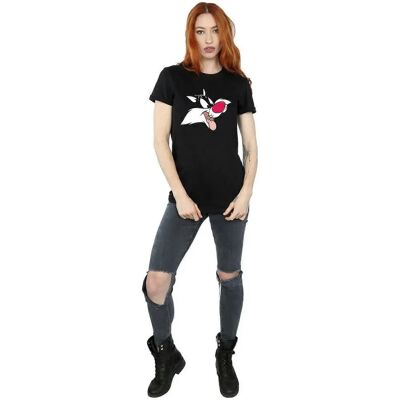 Looney Tunes Sylvester Baumwoll Boyfriend T-Shirt - T-Shirt Looney Tunes Sylvester Baumwoll Boyfriend T-Shirt - T-Shirt
