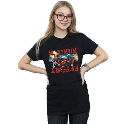 Marvel Deadpool Cotton Boyfriend T-Shirt - Black - T-Shirt Marvel Deadpool Cotton Boyfriend T-Shirt - Black - T-Shirt