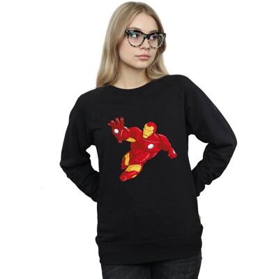 Marvel Black Iron Man Sweatshirt - Official Merchandise Marvel Black Iron Man Sweatshirt - Official Merchandise