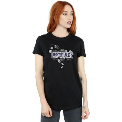 Beetlejuice Black Mono Poster T-Shirt - T-Shirt Beetlejuice Black Mono Poster T-Shirt - T-Shirt