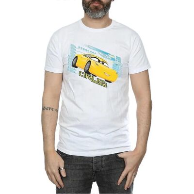 Disney Cruz Ramirez Weiß T-Shirt - Herren Cars Bekleidung Disney Cruz Ramirez Weiß T-Shirt - Herren Cars Bekleidung
