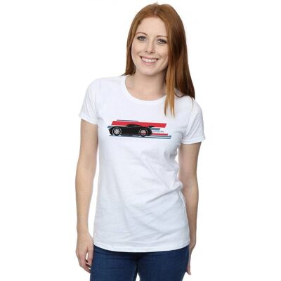 Disney Jackson Storm Strepen Katoenen T-Shirt - Dames/Heren - Wit - Maat 2XL Disney Jackson Storm Strepen Katoenen T-Shirt - Dames/Heren - Wit - Maat 2XL