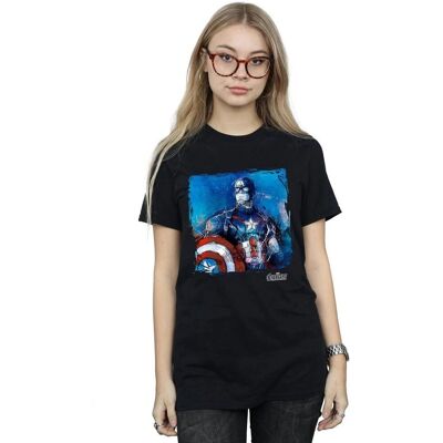 Koszulka Marvel Czarna XX-Large Fit Boyfriend - Odzież Casual Koszulka Marvel Czarna XX-Large Fit Boyfriend - Odzież Casual