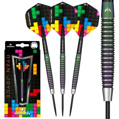 Darts en tungstène Mission Ryan Joyce Relentless - 21g - Publicité Darts en tungstène Mission Ryan Joyce Relentless - 21g - Publicité