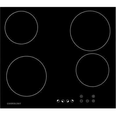 Cookology 60cm Ceramic Hob - 4 Zone Touch Controls with Child Lock Cookology 60cm Ceramic Hob - 4 Zone Touch Controls with Child Lock