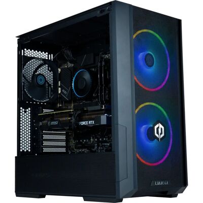 CyberpowerPC AO22224 Gaming Desktop - Intel i5, RTX 4060 Ti, 16GB, 1TB SSD - Black CyberpowerPC AO22224 Gaming Desktop - Intel i5, RTX 4060 Ti, 16GB, 1TB SSD - Black