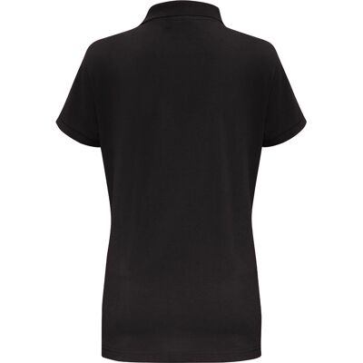 Dames korte mouw contrast polo - Multicolor katoen - XL Dames korte mouw contrast polo - Multicolor katoen - XL