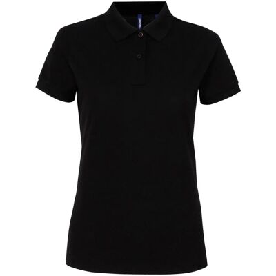 Asquith & Fox Kleine Zwarte Prestatie Polo Asquith & Fox Kleine Zwarte Prestatie Polo