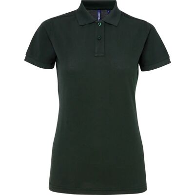 Asquith & Fox Dames Korte Mouw Performance Mix Polo - Groen - S Asquith & Fox Dames Korte Mouw Performance Mix Polo - Groen - S