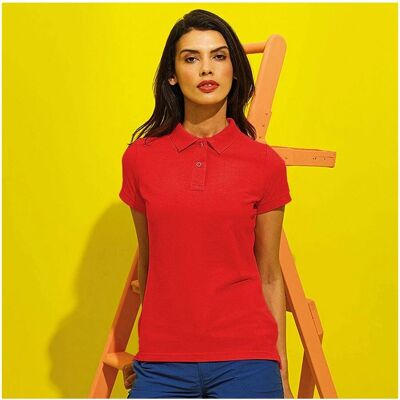 Asquith & Fox Kersenrood Polo Shirt - Kort Mouw - Performance Blend Asquith & Fox Kersenrood Polo Shirt - Kort Mouw - Performance Blend