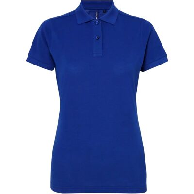 Asquith & Fox Dames Performance Meng-Polo - Royal XL - Korte Mouw Asquith & Fox Dames Performance Meng-Polo - Royal XL - Korte Mouw